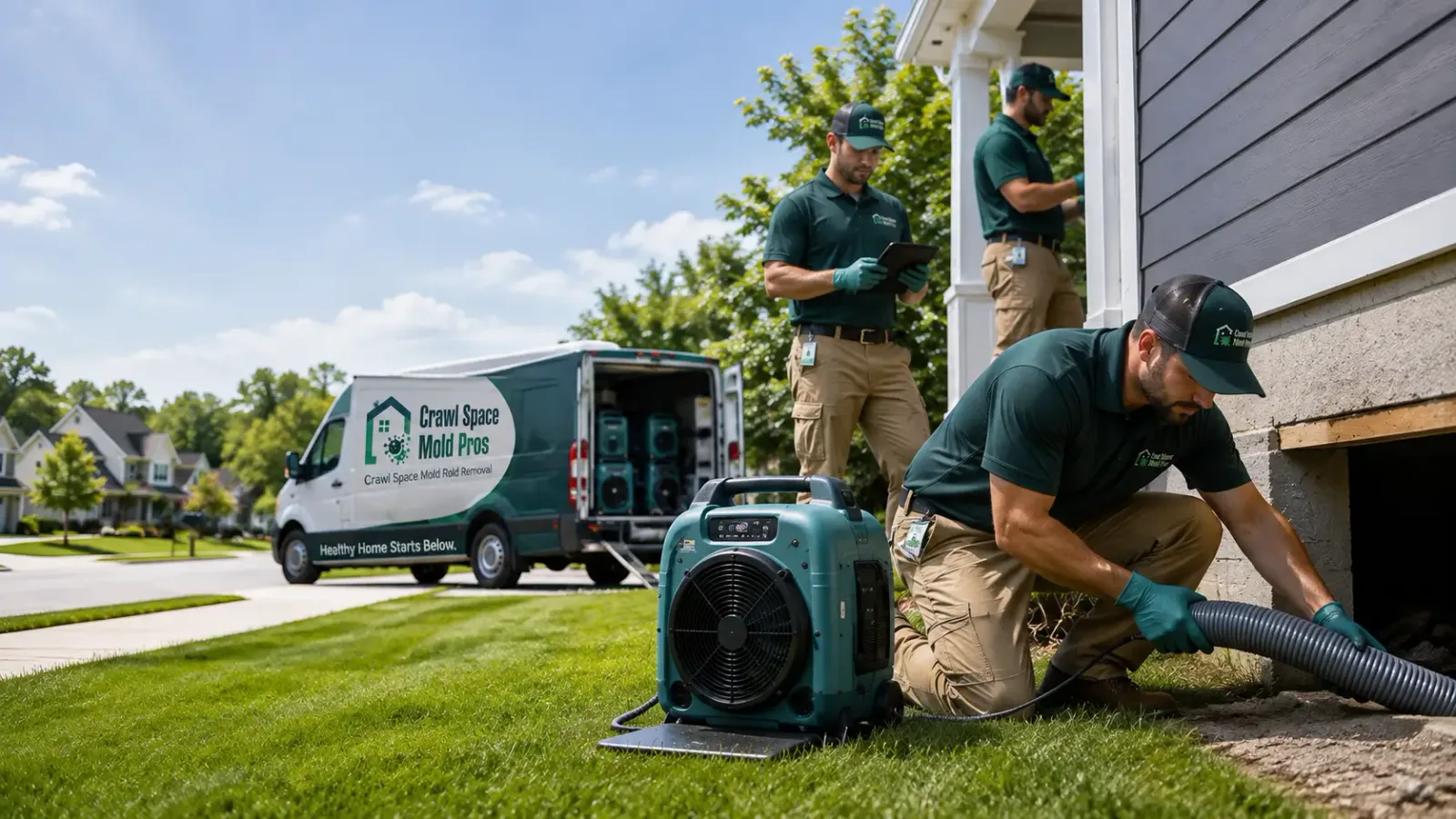 Crawl Space Mold Removal in Kinmundy, IL